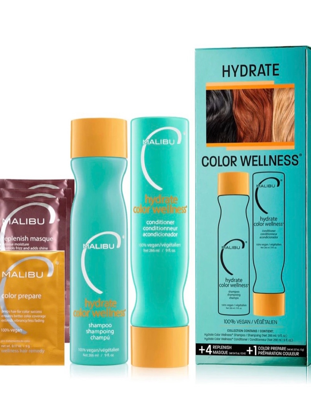 Malibu C Hydrate Color Wellness Shampoo & Conditioner Set